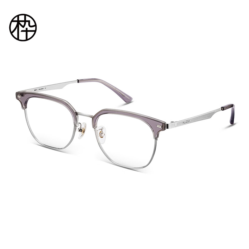 木九十眼镜 商务男士眉架 半框镜架 单镜框 mj101ff072 gyc3