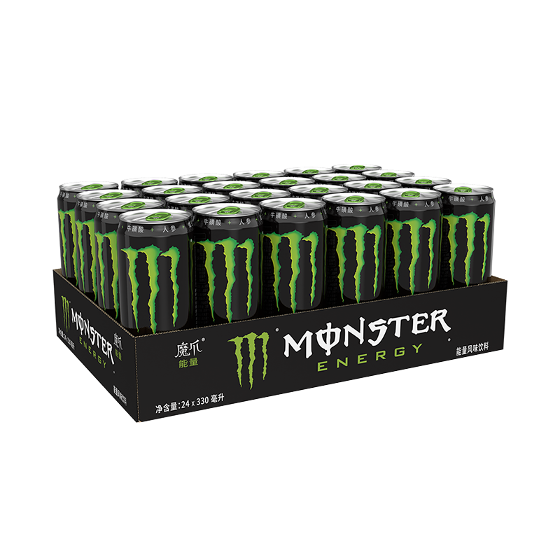 MOZA 魔爪 可口可乐（Coca-Cola）魔爪 Monster 原味 能量风味饮料 功能饮料 330ml*24罐