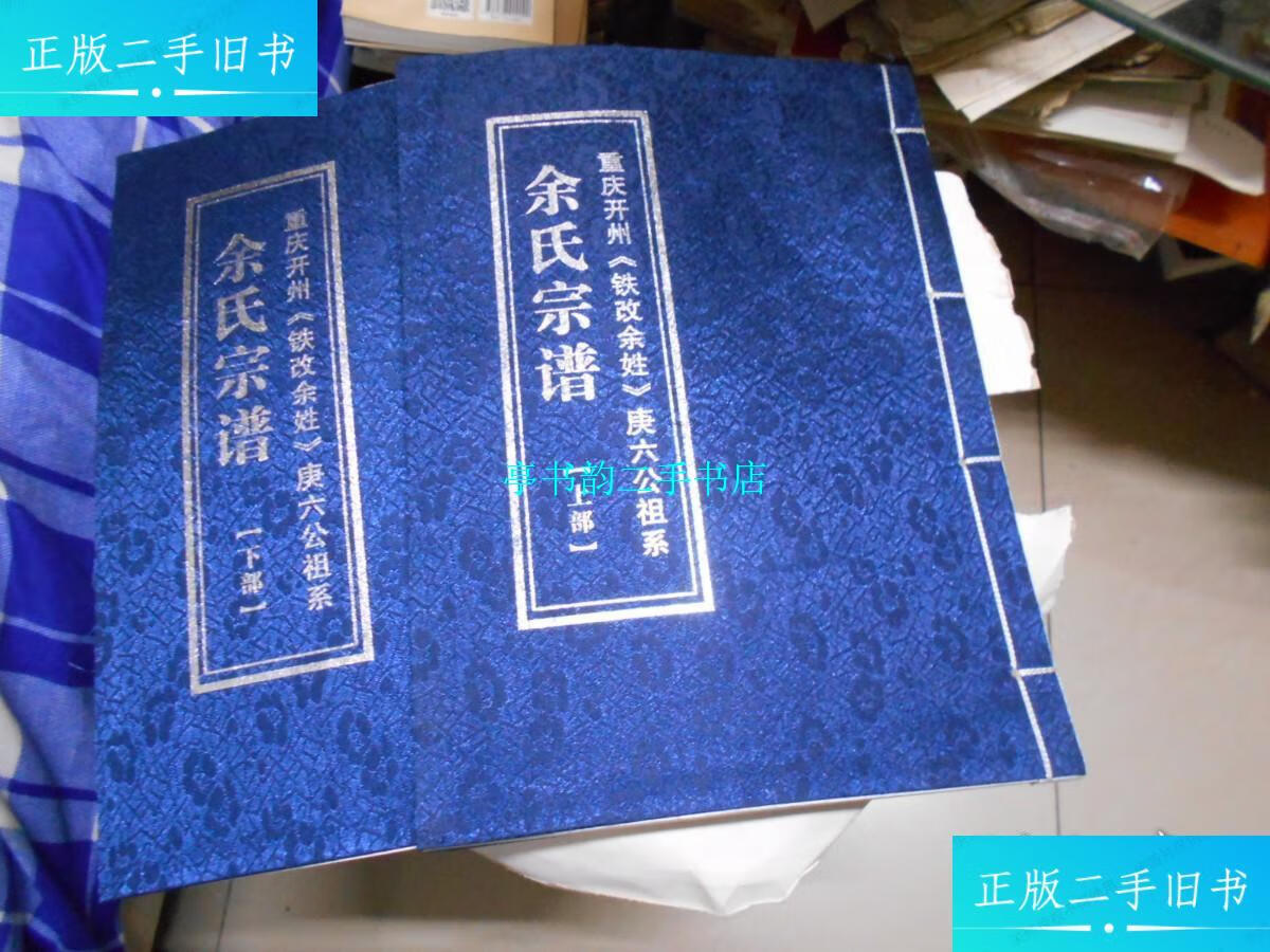 【二手9成新】余氏宗谱【铁改余姓,线装上下全】 /余氏宗谱编委会 余