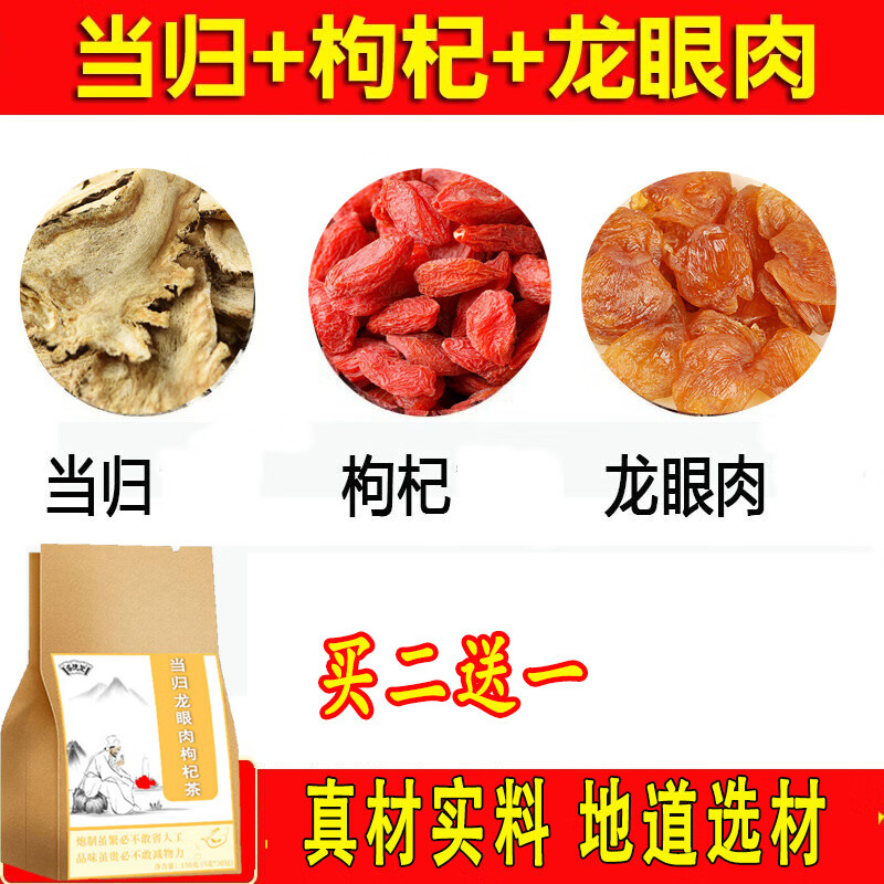 当归龙眼肉枸杞子桂圆茶组合装价格走势和评测