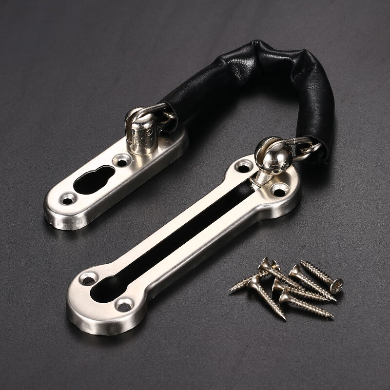 施韵令加厚不锈钢安链防盗链防盗门链店宾馆客房反锁链用门扣搭扣