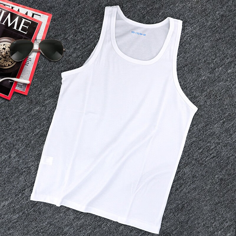 07白背心军训运动速干白背心夏季跑步运动速干白背心吸汗透气跨栏制式