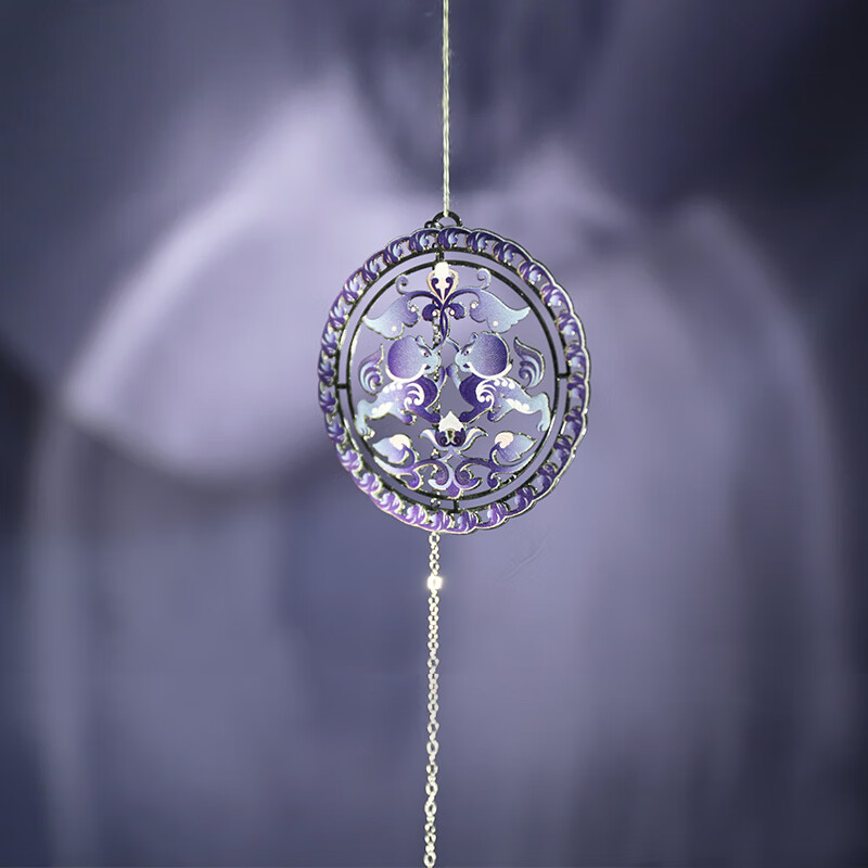 陕西历史博物馆花舞大唐金属镂空书签中国风文创意 礼物送女友毕业纪念礼物送老师送同学书签古风金属学生礼 玄镜双雄