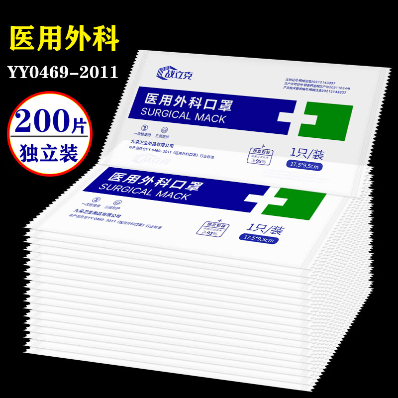口罩价格走势查询：推荐舒适防护战立克医用外科口罩