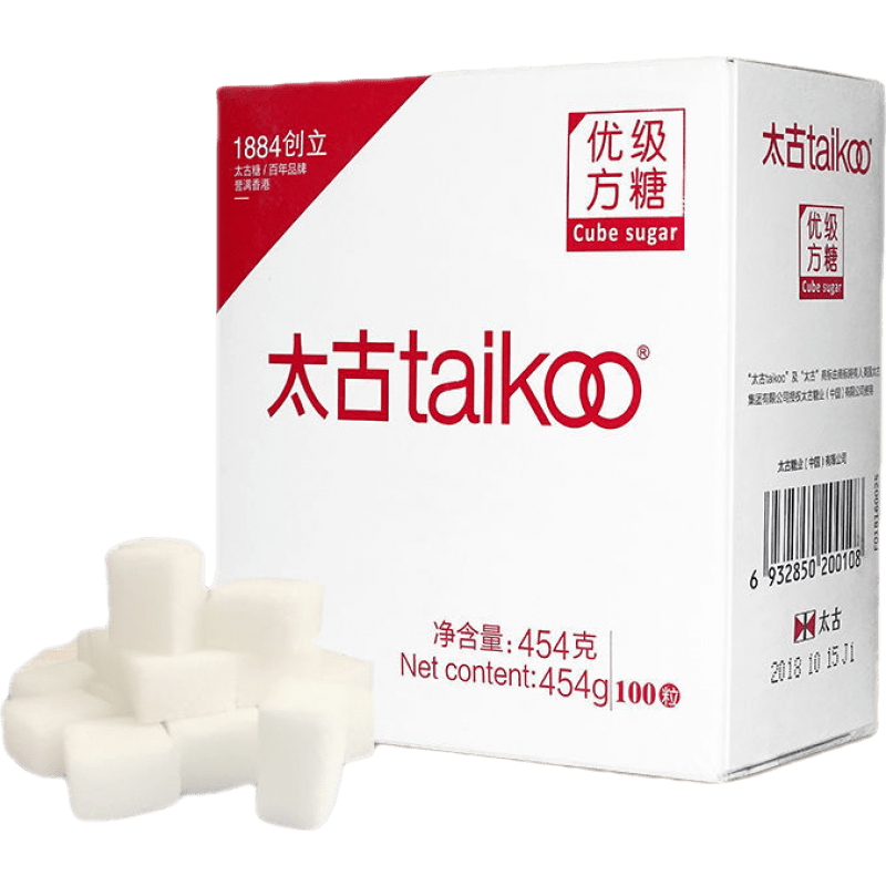 太古方糖块咖啡调糖奶茶伴侣454g盒装方糖块100个白砂糖调糖伴侣 太古方糖3