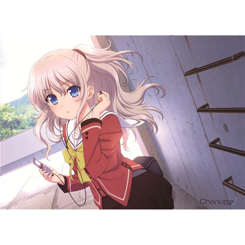 Charlotte夏洛特,charlotte乙坂有宇 狼天影 charlotte夏洛特海报墙贴画友利奈绪柚咲步未二次元动漫学生