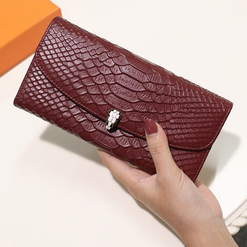 丝芙伦时尚气质大容量真皮长款钱包女2024简约休闲薄款放手机软牛皮