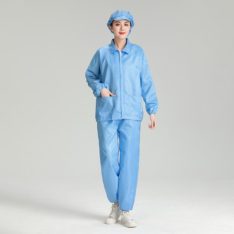 防静电大褂 防尘服 分体连帽 无尘服洁净服防尘工作服批发 电子厂专用