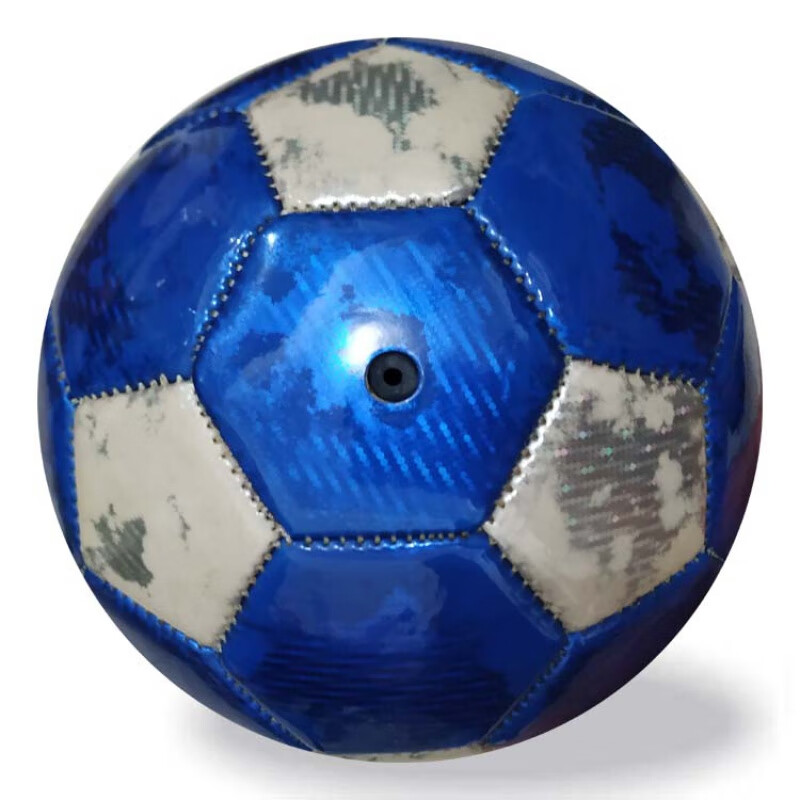 环保宝宝幼儿园小足球5岁以下小朋友充气加厚柔软儿童足球 2号蓝色