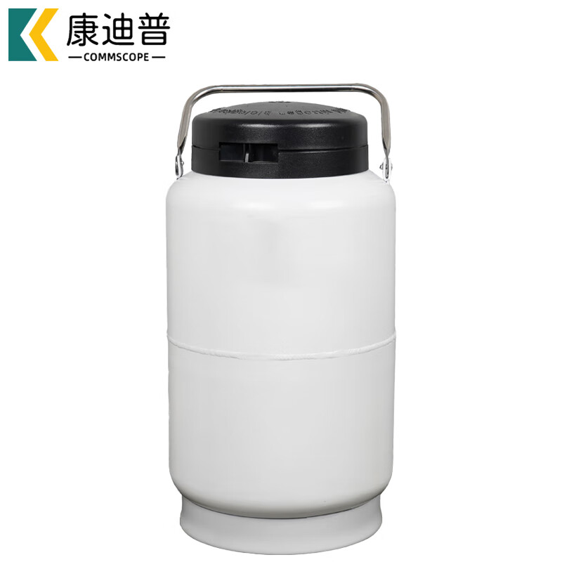 康迪普 工业液氮存储罐实验室畜牧液氮容器yds-10 10升125mm口径 锁盖