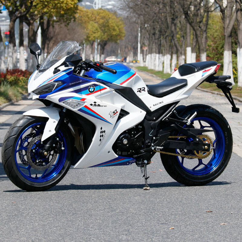 runtema全新款r3摩托车跑车v6小忍者400c双缸重机车仿赛地平线整车可