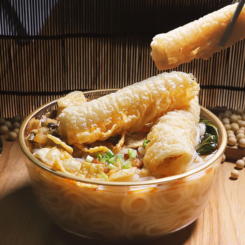 贝棋禾响铃卷豆皮卷炸卷豆衣卷3秒铃铃卷火锅食材炸响铃z