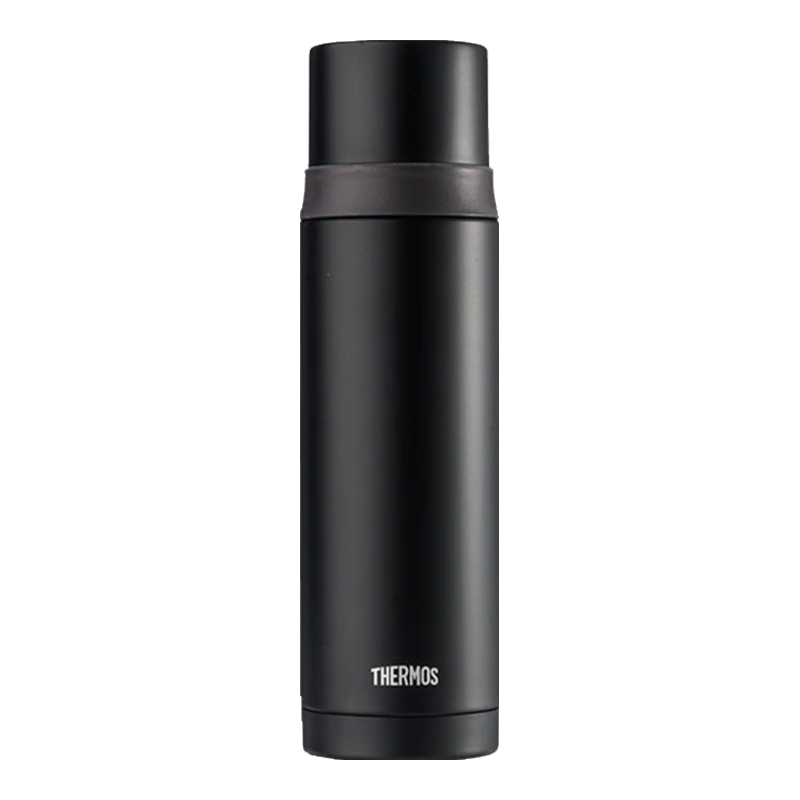 膳魔師（THERMOS）500ml保溫杯商務(wù)辦公帶杯蓋水杯男女士簡約保冷杯 FEI-501 BK黑色