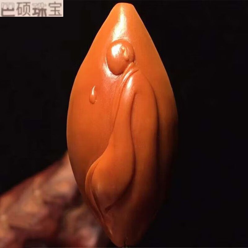 誉尚荣 橄榄核单籽无相佛核雕手工雕刻文玩配饰单颗单粒挂坠橄榄胡 橄