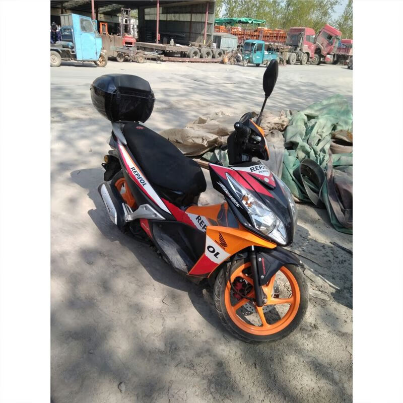 夏天启源适用 五羊本田弯刀110wh110t-5踏板摩托车座套加厚网状防晒