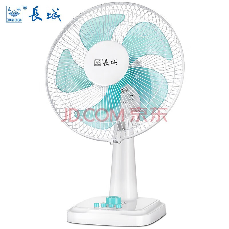 长城电风扇台扇台式电风扇家用小型桌面风扇办公室宿舍卧室落地扇摇头轻音大风量风扇鸿运扇 台式白色款FT30-2P