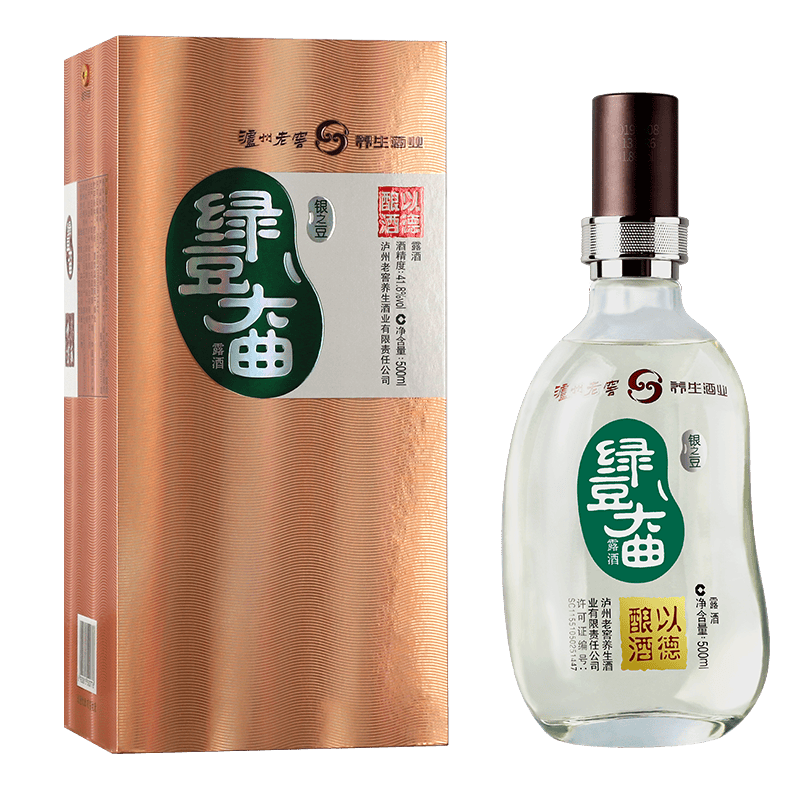 泸州老窖 绿豆大曲 礼盒装喜宴送礼佳品露酒 41.