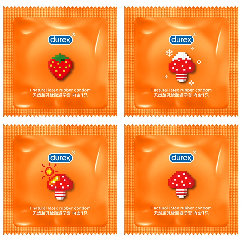 杜蕾斯durex 魔法装情趣18只 避孕套大颗粒带刺套套 凸点螺纹草莓水果
