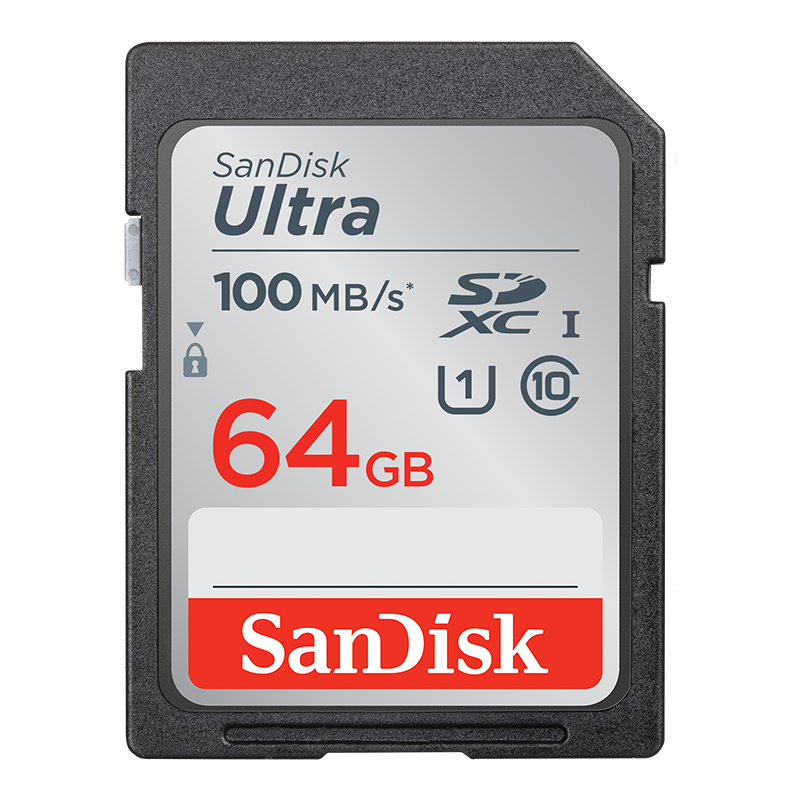 SanDisk闪迪存储卡 SD卡佳能相机sd内存卡微单反存储卡Class10 高清拍摄 64GB 高速120MB/s SDXC