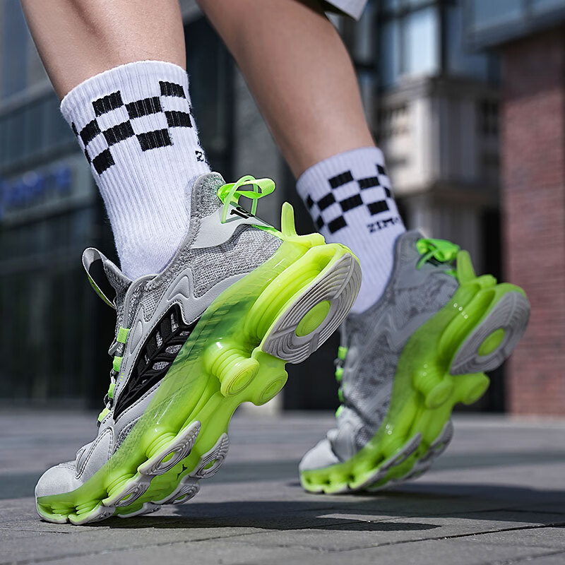 22新款apl弹簧鞋篮球鞋长跑步运动休闲鞋篮球鞋学生跨境大码刀锋减震