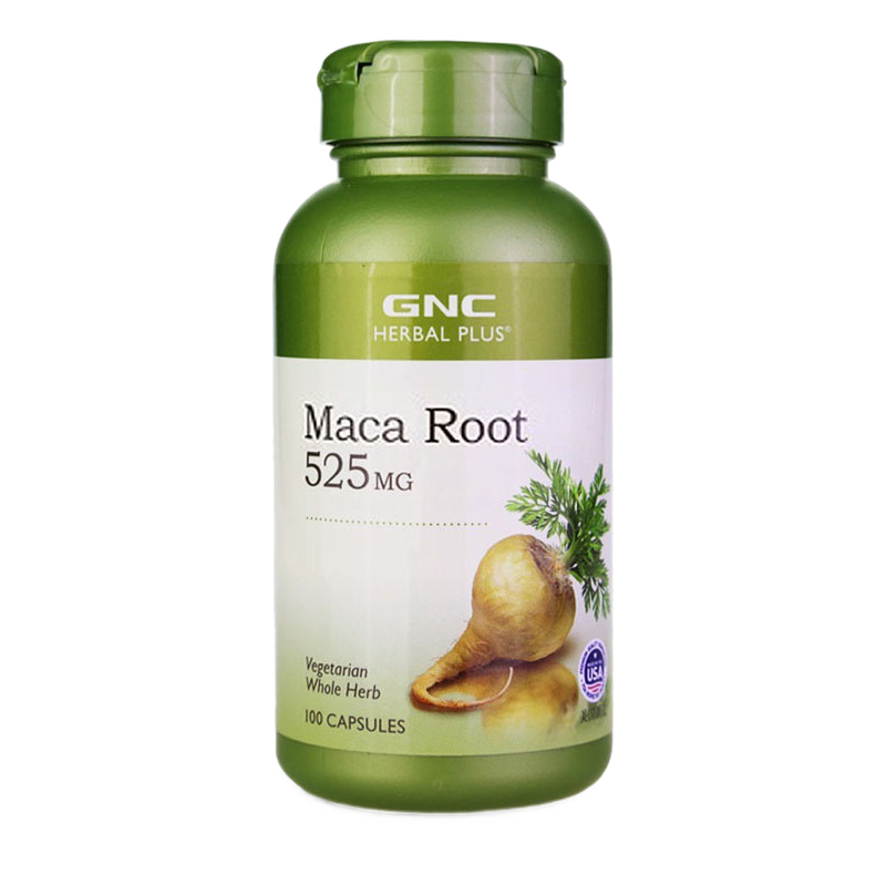 GNC秘魯黑瑪卡瑪咖淫羊藿膠囊Maca高濃度瑪卡精華育亨賓馬卡成人男性夫妻房事滋補性保健品美國原裝 秘魯瑪卡膠囊100粒