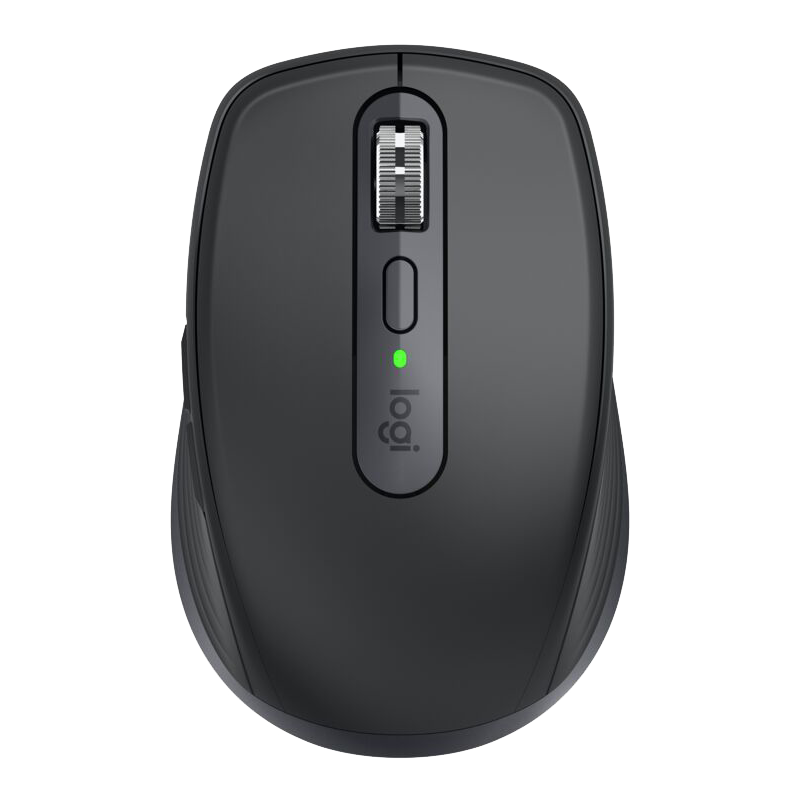 罗技（Logitech）MX Anywhere 3S 无线蓝牙双模鼠标 商务办公 紧凑型高性能鼠标 石墨黑