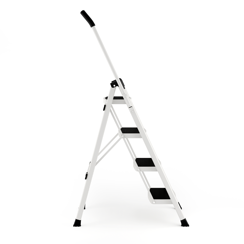 稳纳 伸缩梯家用折叠多功能人字梯登高楼梯四步工程梯子6104GC
