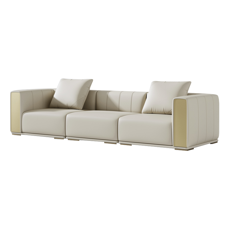 优凡木品 沙发 纳帕皮沙发现代客厅简约头层牛皮大小户型客厅轻奢皮艺沙发 【纳帕皮】三人位3.0M 羽绒款