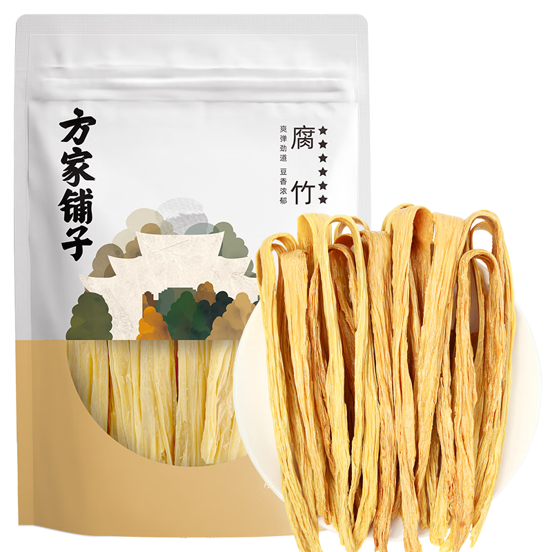 方家铺子六星腐竹价格走势及评测