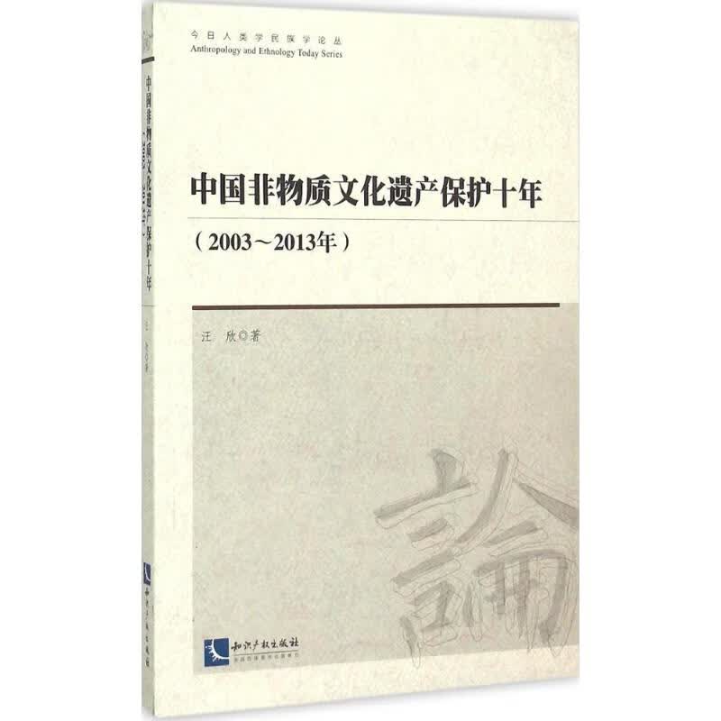 中国非物质文化遗产保护十年 汪欣  书籍
