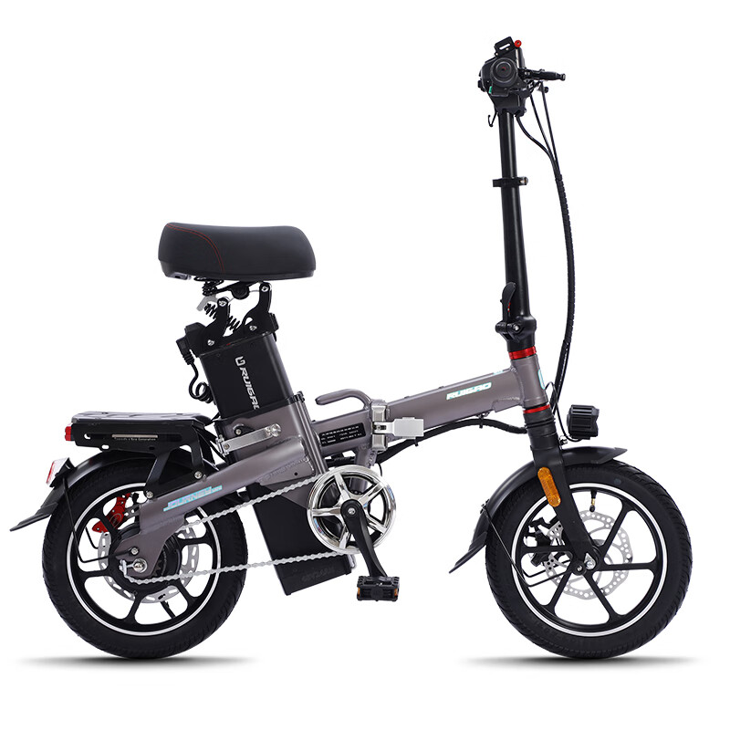 zihu瑞高电动车征途pro代驾折叠电动自行车长续航滴滴专用超轻便携 石