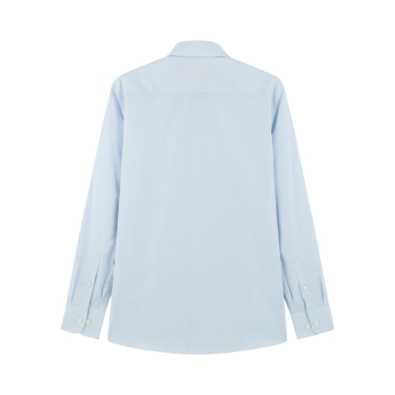 MAYOR男装进口面料高支全棉经典绅士透气长袖衬衫 MLCA19771HQT-4浅蓝 180/100A