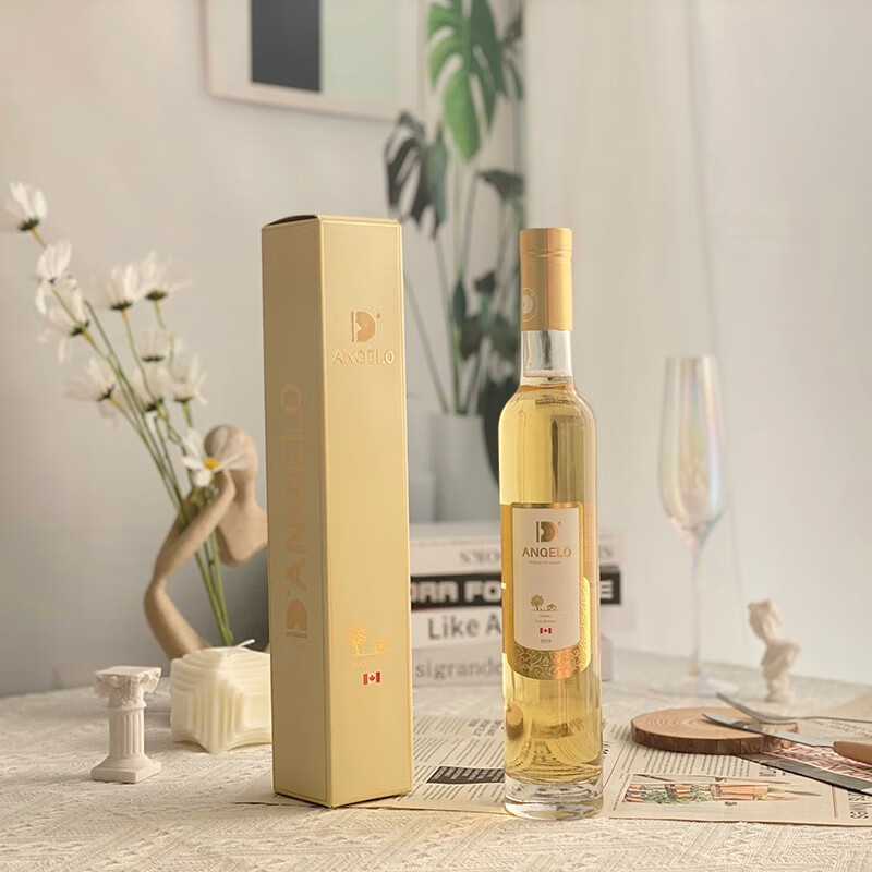 天从帝安吉乐晚收白冰葡萄酒加拿大原瓶进口375ml 冰酒 单支