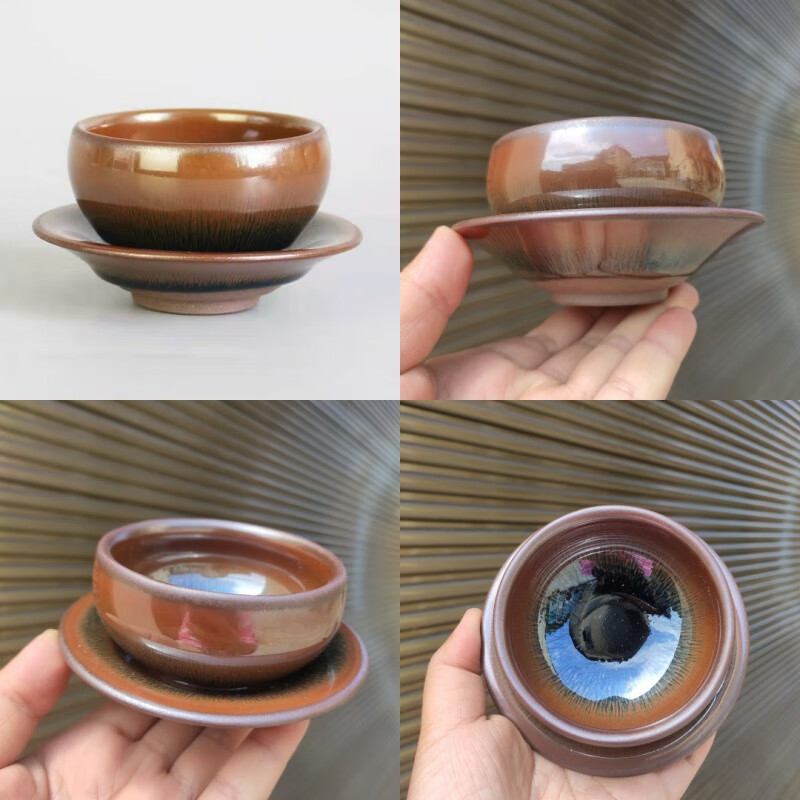 荼白茶盏盖碗建盏12.