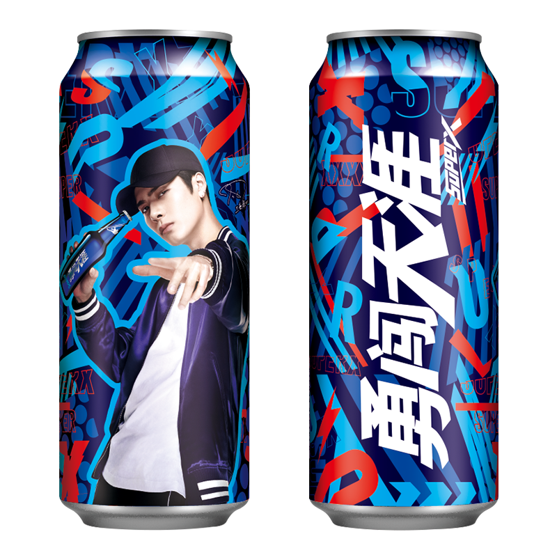 SNOWBEER 雪花 勇闯天涯 SuperX 啤酒 500ml*18听