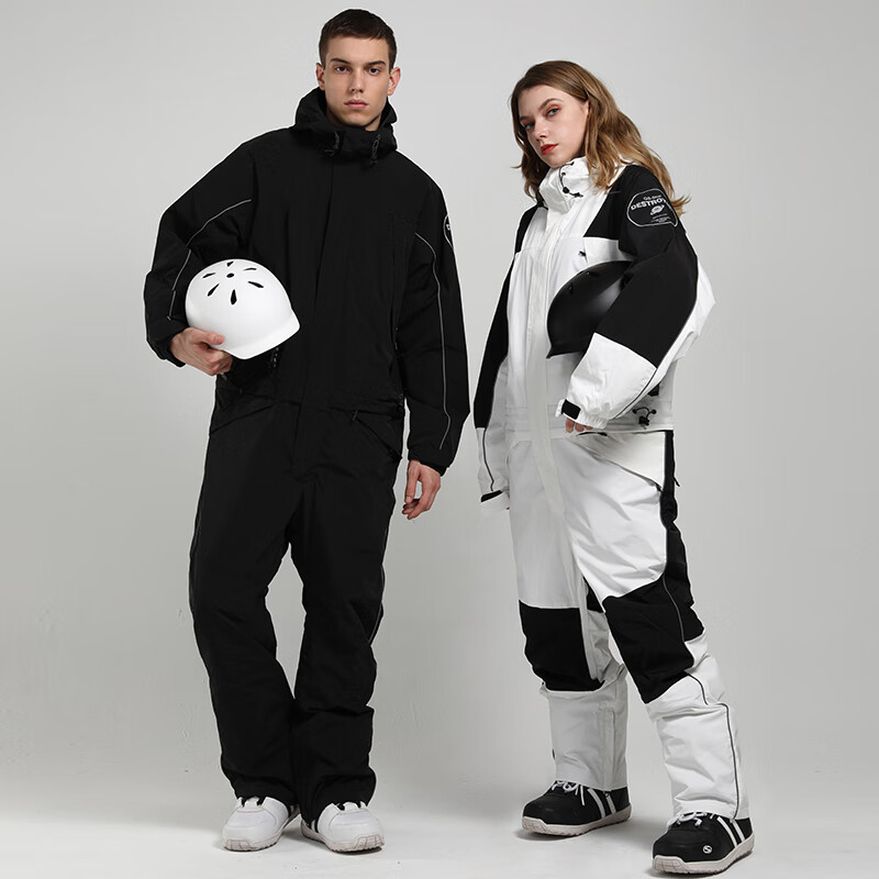 GsouSNOW 防风裤脚 连体滑雪服商品图片-11