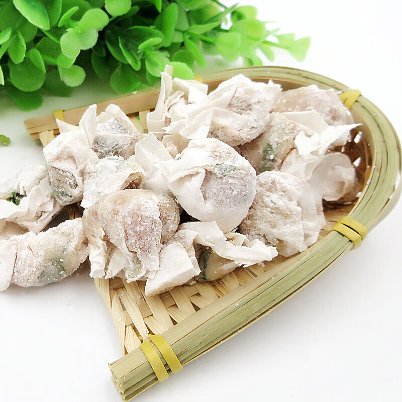 花仙笙(gearss)莆田特产西天尾燕皮扁食手工小吃瘦肉馅扁食馄饨500g