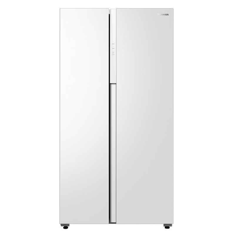 东芝（TOSHIBA）618对开双开门冰箱一级能效节能双变频大容量超薄低噪音风冷无霜双循环保鲜大冷冻白色家用电冰箱 GR-RS618WE-PM151荧纱白
