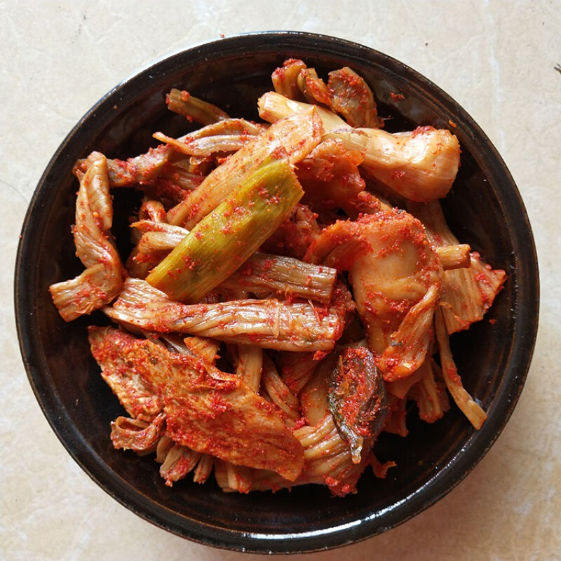 屿毅贵溪捺菜 江西特产 手工奈菜 乡下土产品 农家腌菜咸菜 配粥下饭