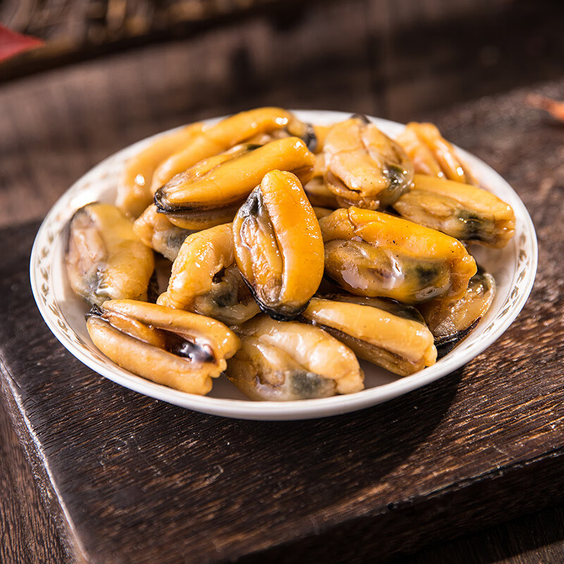 干货淡菜干500g海虹干海虹肉贻贝青口贝六角与淡菜仔海鲜贝类