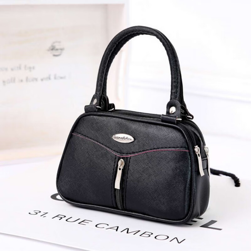 新款女士小手提包迷你手机包中老年妈妈们买菜包零钱包女包手拎包 双