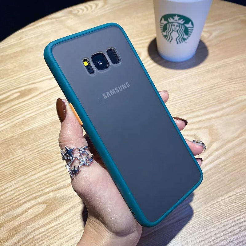 9500全包防摔手机套10 女9乔鸟 暗夜绿【磨砂撞色壳 三星s9/s9plus