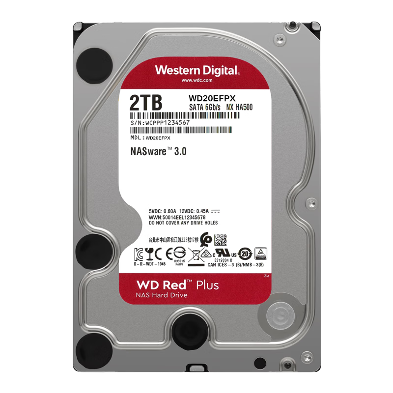  WD20EFPX Plus 2TB Ӳ 5400ת 673.55Ԫ
