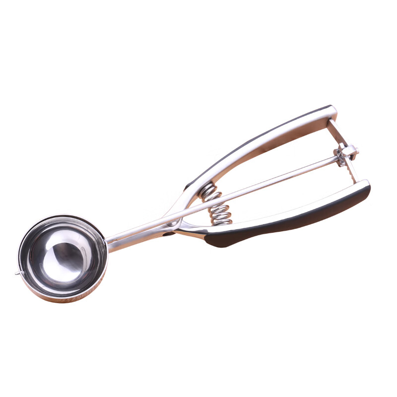 伊莎玛(YISOMA) 304不锈钢冰淇淋挖球勺水果打球器冰激凌勺西瓜雪糕挖勺 (升级款)防滑手柄8号 7.0CM 京东折扣/优惠券