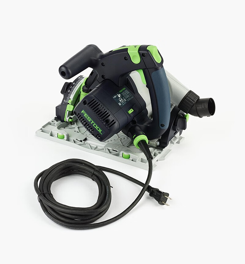 适用于FESTOOL德国费斯托轨道锯TS 55木工导轨手持切割锯进口无尘 TS55REBQ-PLU送一根1.4米轨道