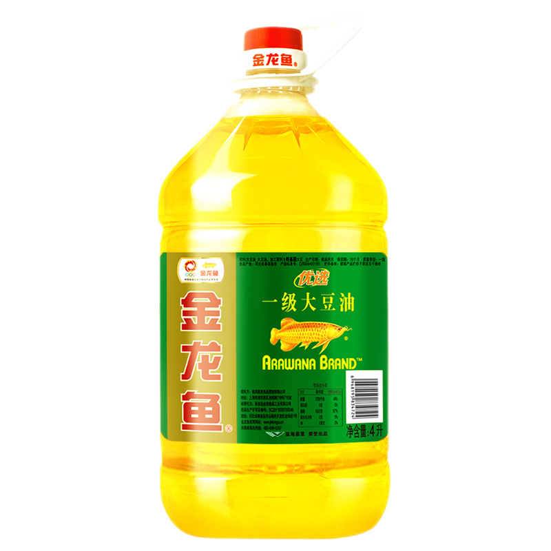 京东特价APP：金龙鱼优选一级大豆油 4L