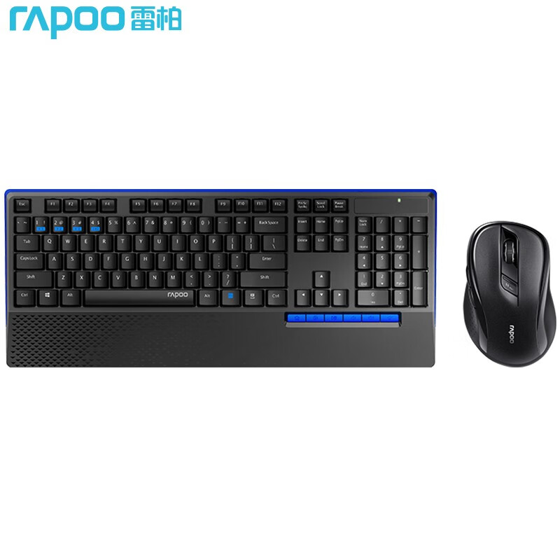雷柏（Rapoo） 8300GT 键鼠套装 无线蓝牙键鼠套装 办公键盘鼠标套装 多设备切换 无线键盘 黑色