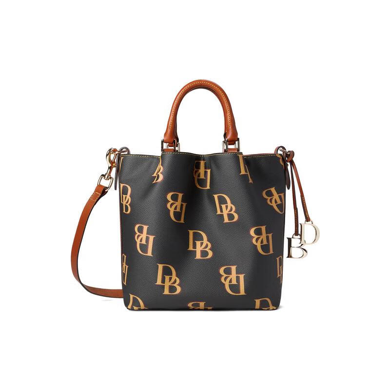 dooney & bourke 女士包包 monogram 系列 logo字母印花款时尚手提单