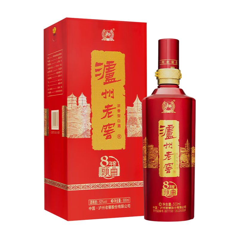 LUZHOULAOJIAO/Ͻ ͷ  52 ׾ Ũ500ml 1ƿʵ246.4Ԫ,ۺ123.2/