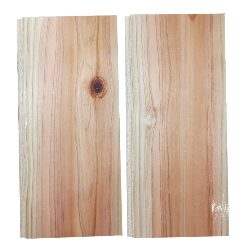 扣板沙木免漆木桑拿板护墙板阳台阁楼木屋阳台板材 9毫米厚/平方价